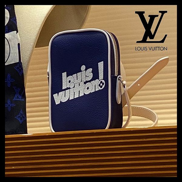 スポーティさが素敵なヴィトンメンズショルダーバッグ コピーブルー M45893